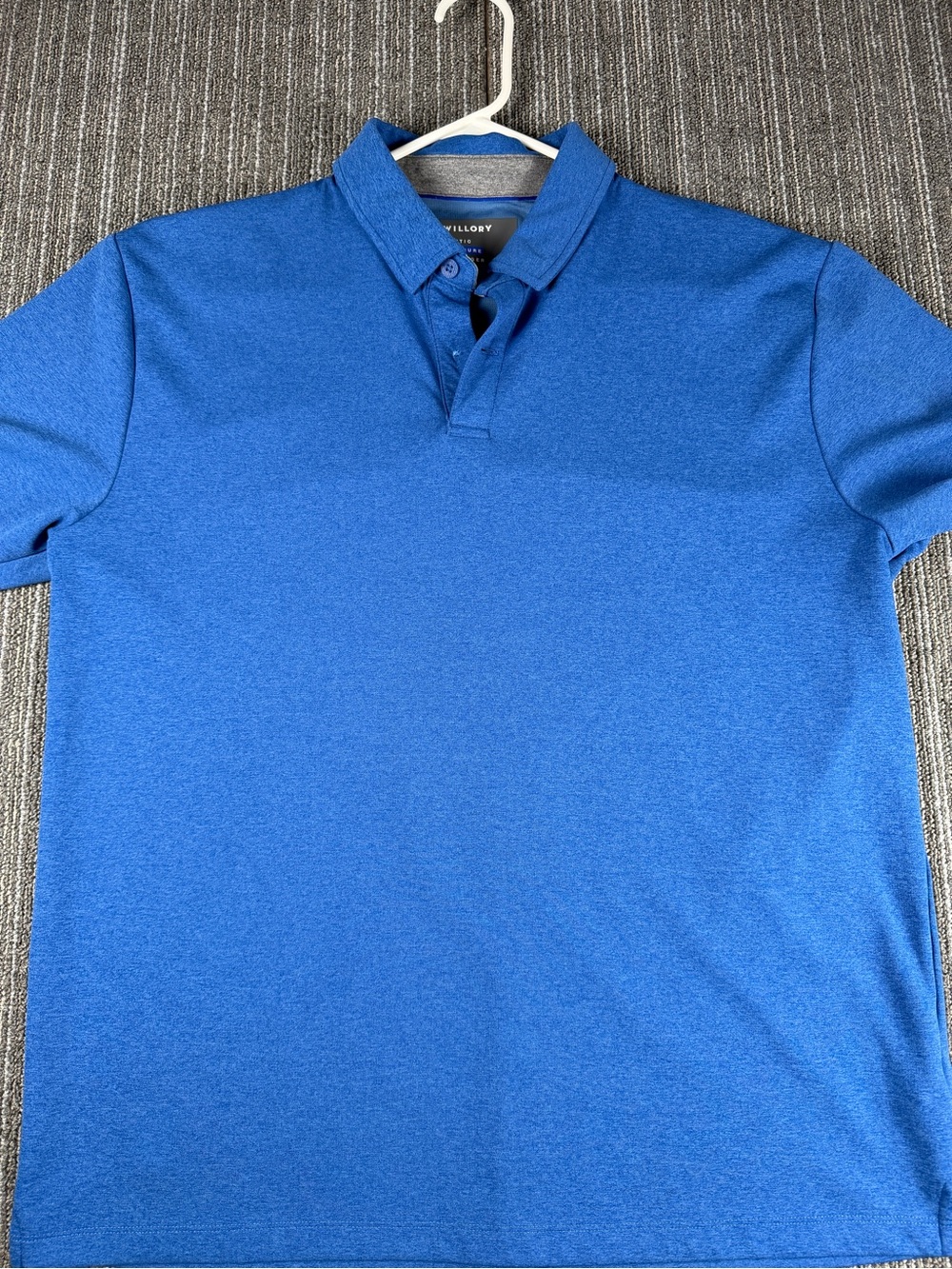 Twillroy Blue Performance Polo Shirt athleisure xl